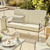 Neptune Seasonal_Garden_Outdoor sofas and relaxed chairs Natural Cheltenham 2 Seater Metal Garden Sofa