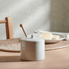 Neptune Serveware Lewes Honey Pot with Wooden Drizzler