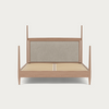 Walton Super King Four Poster Bed, Oak