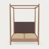 Wardley King Size Four Poster Bed, Oak