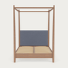 Neptune Furniture_Bedroom furniture_Beds & headboards Linara Smoke Wardley King Size Four Poster Bed, Oak