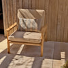 Neptune Armchairs Kew Teak Armchair with Natural Cushions