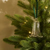 Neptune Seasonal_Christmas_Christmas tree decorations default Amara Glass Bell Hanging Decoration, Constable Green