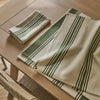Neptune Accessories_Tabletop_Table linens default Cora Striped Cotton Linen Napkins, Set of 4