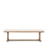 Neptune Seasonal_Garden_Outdoor dining and carver chairs default Harmondsworth 3-4 Seater Teak Garden Bench with Cushion
