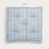 Neptune Cushions Florrie Woven Floor Cushion, Navy