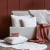 Neptune Cushions 45x45cm Tussock Sheepskin Cushion