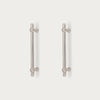 Neptune Handles & Hardware Satin Nickel Oscott Medium Bar Handle, Set of 2
