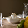 Neptune Serveware Bramley Stoneware Lemon Squeezer, White