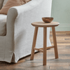 Neptune Side Tables Default Northwich Round Stool, Natural Oak